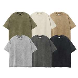 เสื้อยืดโอเวอร์ไซส์สำหรับผู้ชายผ้าฝ้าย100% แบบกำหนดเองพิมพ์ลายดิจิทัลโอเวอร์ไซส์ - Product Image 1