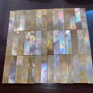 Losa rectangular de concha de nácar blanca Natural de fábrica vietnamita 30x40mm, 35x50mm para decoración artesanal Natural fiesta en casa - Product Image 1