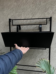 กล่องใส่กระถางต้นไม้ทำจากสังกะสีสำเร็จรูปทนทานสำหรับโชว์หน้าต่างบ้านและใช้ในสวน - Product Image 4