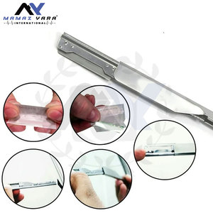 Premium barbe coupe gorge Shavette salon de coiffure bord droit rasage rasoir barbier rasoir barbe coupe, rasages lisses - Product Image 5