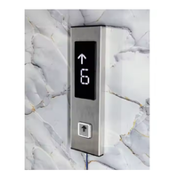 Komponen Elevator Penstabil Baja Tahan Karat Kualitas Premium COP LOP LCD Dot Matrix Display untuk Hunian Apartemen Villa Rumah Sakit