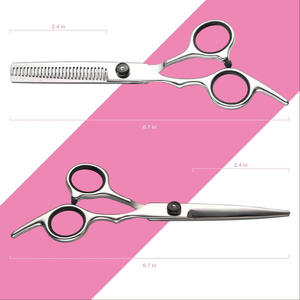 Ciseaux à effiler personnalisables Ciseaux de barbier à coupe de précision Ciseaux de salon de coiffure en acier inoxydable de meilleure qualité - Product Image 2