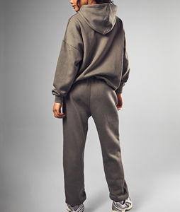 2025 vente chaude vêtements décontractés 100% coton pull à capuche et baggy jogger survêtement personnalisé imprimé Logo survêtement lourd - Product Image 4