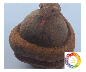 Esculturas de coco de mono exclusivas, arte de coco animal hecho a mano de Vietnam, decoración del hogar de coco de concha de Coco Animal Premium - Product Image 2