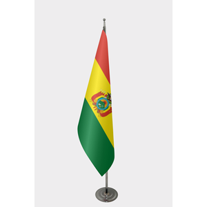 Official Interior Bolivia <b>Flag</b>-Custom Logo Digital Printing 3x5ft Aluminum <b>Pole</b> Nylon or Silk Material - Product Image 1
