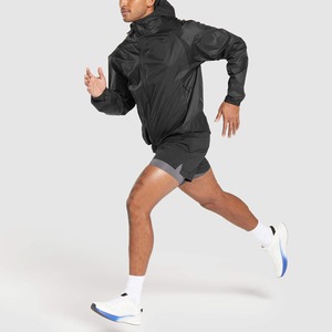 Veste coupe-vent softshell pour hommes, coupe-vent, imperméable, à capuche, extérieur, trekking, course à pied, vêtements de sport, fournisseur OEM en gros - Product Image 2