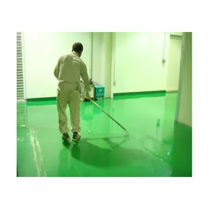 Korea best selling 2 component Epoxy resin office factory hospital building floor coating for concrete JS CHEM FLoxy L-100