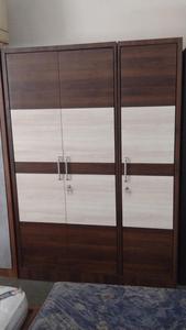 Litera de madera maciza con diseño de tela para dormitorio, cama doble moderna de roble de mediados de siglo - Product Image 3