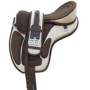 Sillín ecuestre de competición de entrenamiento de inglés para equitación Tallas de asiento cómodas de 12 a 18 Halters de entrenamiento de caballos - Product Image 1