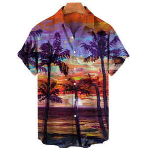 Chemise de plage hawaïenne pour homme, séchage rapide, respirante, design personnalisé, tropicale, manches courtes, tenue de vacances, tenue de villégiature - Product Image 4