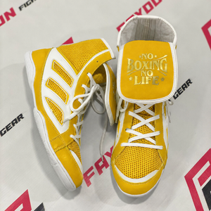 Chaussures de boxe personnalisées sur mesure, Sparring No Boxing No Life, chaussures de sport professionnelles confortables et respirantes en mesh pour l'extérieur - Product Image 3