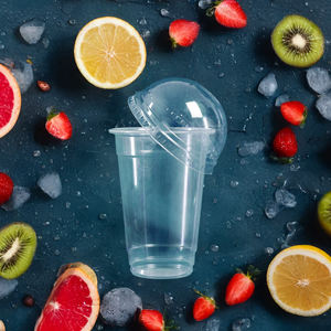 Quang Quan Factory's Disposable Plastic <b>Cups</b> Lids Low MOQ PET PP Material Single Wall for <b>Ice</b> <b>Coffee</b> Cold Beverages Direct Viet - Product Image 3