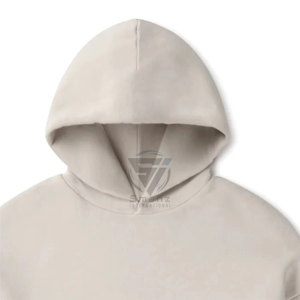 Sudadera con Capucha Personalizada con Logotipo Impreso por Transferencia de Calor, Forro Polar de Algodón Grueso, Lavado Ácido, Estilo Vintage, Unisex, para Hombre, Primavera - Product Image 3