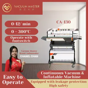 Most Chosen CA 130 Vertical Type Continuous Sealer Machine 875KW Convenient Sealing Machine for Commercial Food Production