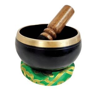 Juego de cuencos de canto hechos a mano de primera calidad que incluye cojín de mazo para meditación profunda Chakra Healing Yoga y rituales de relajación - Product Image 1