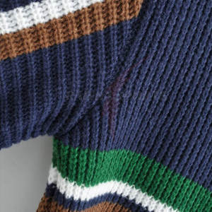 สเวตเตอร์ผ้าฝ้ายถักมือแบบสวมสำหรับผู้หญิงเสื้อสเวตเตอร์แบบสวมศีรษะใส่สบายและระบายอากาศได้ดี100% ผลิตจากโรงงาน OEM - Product Image 3