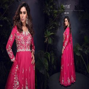 Srtlish Designer Chinon lourd avec paillettes broderie costume femme fabricant de mode de l'Inde au taux le plus bas - Product Image 1