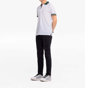 Regular Fit Solid Jersey 100% Cotton / Polyester Short Sleeve Comfortable Slim Fit Golf for t Shirt for Men - Product Image 3