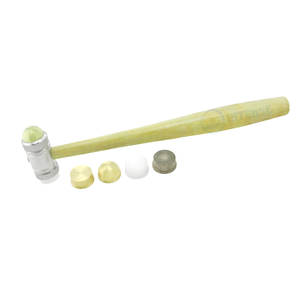 Martillo de Acero de Primera Calidad con Cabeza Plana para Joyería, Cabeza de Acero Duradera para Trabajos Profesionales en Metal y Detalles de Precisión - Product Image 3