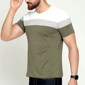 T-shirt coupe ajustée pour hommes fabriqué en usine en gros T-shirt personnalisé meilleure vente à séchage rapide pour hommes pour adultes - Product Image 3