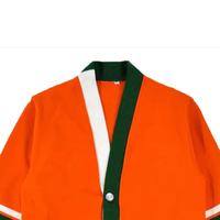 Pull en laine acrylique FAMU avec logo personnalisé, cardigan brodé en tricot pour université grecque, collège grec pour femmes