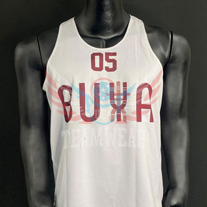 Latest Design Custom Design Good Quality Top Design Basketball Reversible Jersey V Neck Reversible Basketball Jerseys Set - Product Image 4