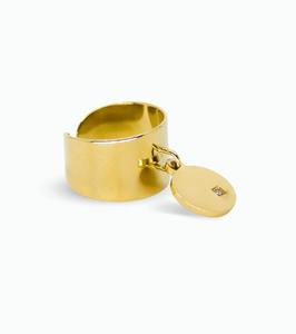 Rond de serviette rond fait à la main support de concepteur en métal décoratif cristaux de Table de fête de mariage matériel en bois stocké rond de serviette en laiton - Product Image 3