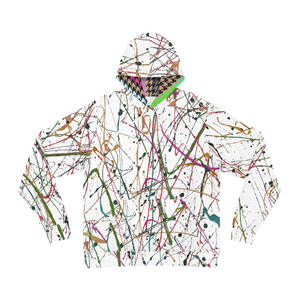 Venta al por mayor de sublimación personalizada Zip-Up Sudadera con capucha Warm Winter Streetwear Hombres Impreso 460Gsm Algodón Poliéster Material - Product Image 2