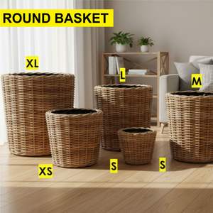 งานฝีมือตะกร้าหวายคอลเลคชั่น FLO - Product Image 2