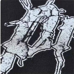 Sudadera con capucha y sudadera para hombre de alta calidad, logotipo personalizado, lavado ácido, Terry francés, transpirable, recortada, Boxy Fit, sudaderas con capucha estampadas para hombre - Product Image 3