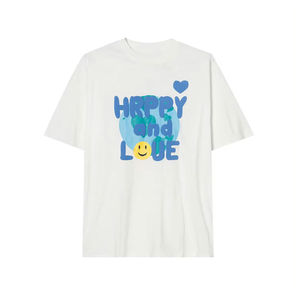 เสื้อยืดพิมพ์ลายพัฟของผู้ชายเสื้อยืดสีแบบกำหนดเองเสื้อยืดพิมพ์ลายพัฟผ้าฝ้ายแบบกำหนดเอง - Product Image 3