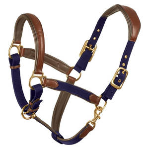 Créez votre propre logo sur des licols de cheval en acier inoxydable et cuir à bas prix / Licols de course équestre souples et sûrs disponibles - Product Image 1