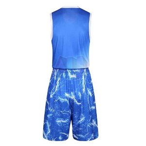 Uniforme de basket-ball sans manches, léger, grande taille, respirant, tissu en maille polyester anti-humidité pour une meilleure circulation de l'air et une meilleure évacuation de la transpiration - Product Image 3