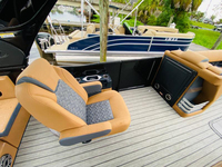 Bateau Ponton de Luxe Ecocampor 2026 en Fibre de Verre, Tritoon de Fête, à Vendre