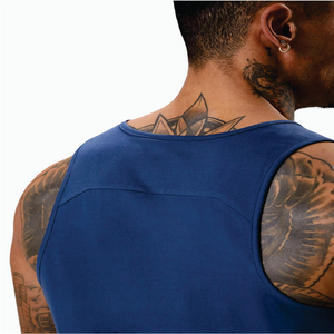 Custom Wholesale Fitness Sports Workout Gym Clothing Tank Top Bodybuilding <b>Stringer</b> <b>Vest</b> Custom Cotton Gym Mens Running Singlet - Product Image 4