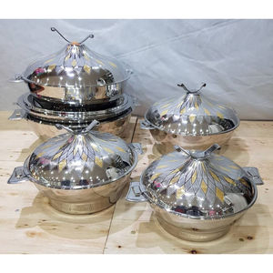 Classic Design Hammered Casserole Dish Customized Casserole Dish Food <b>Buffet</b> <b>Warmer</b> Catering Dish in Good Price - Product Image 4