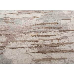 Alfombra Kavi Ivory de Lana y Seda de Bambú Anudada a Mano-Srb(702) con Patrón Abstracto sin Cordones para Uso Doméstico - Product Image 3