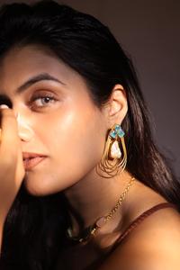 ต่างหูโอเชียนลูป ดีไซน์ที่ได้แรงบันดาลใจจากทะเล เครื่องประดับสไตล์ชายทะเลสำหรับผู้หญิง เหมาะสำหรับทุกวันและโอกาสพิเศษ - Product Image 4