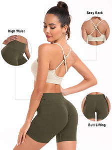 2025 Logo personnalisé solide 2 pièces Gym Fitness ensemble respirant séchage rapide Spandex/Nylon soutien-gorge de sport XL Leggings grande taille du Pakistan - Product Image 4