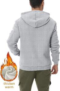 Vente en gros de sweats à capuche décontractés pour hommes, couleur unie, 100% coton, 400g, gaufré, marque personnalisée, coupe ample, séchage rapide, respirant - Product Image 6