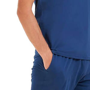 Vêtements de rue décontractés hommes vente de gros Ensemble t-shirt et short Ensemble t-shirt et short avec logo personnalisé - Product Image 5