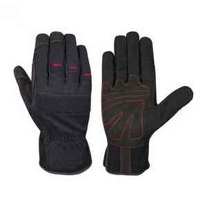 Meilleure vente de gants de mécanicien en cuir grainé de peau de chèvre de qualité supérieure gants de conducteur anti-coupure anti-impact fonctions gants de mécanicien - Product Image 1