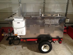 Carrito de Comida Móvil para Hot Dogs, Remolque de Catering, Quiosco, Puesto de Venta, Certificado por la NSF - Product Image 5