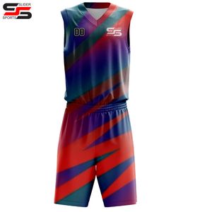 New Custom All Basketball Uniform Sets Breathable Reversible Basketball Uniforms Sublimation <b>Mens</b> Jersey Basketball - Product Image 4