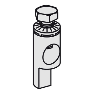 ขั้วต่อแบบ 1 ขั้วสำหรับเชื่อมต่อด้านหลังสำหรับ C120-ชุด 2 ชิ้น - Product Image 1