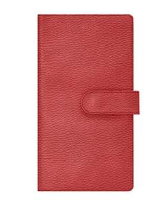 Portefeuille de voyage en cuir PU avec doublure en satin, fermeture éclair longue, décoration de verrouillage pour le rangement du passeport, couleur personnalisée - Product Image 3