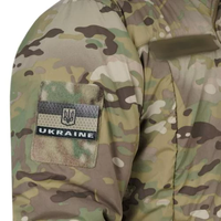 Veste en tissu tricoté en nylon coupe-vent et chaud avec design respirant et multi-poches camouflage "URSUS"