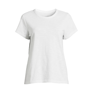 Camisetas de talla grande para mujer con cuello redondo de alta calidad, diseño personalizado de Color sólido a la moda, ropa informal elegante para mujer - Product Image 4