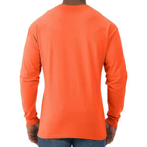 Alta calidad peso pesado Regular Fit cuello redondo sudadera hombres 100% algodón invierno grueso polar pulóver sólido ecológico - Product Image 2