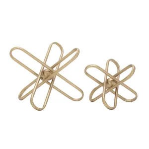 Sculpture moderne en métal, fonte d'aluminium, couleur personnalisée, design mère et fils, pour décoration de table intérieure d'hôtel, cadeau - Product Image 5